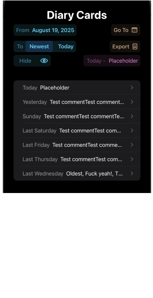 Mood Journal App